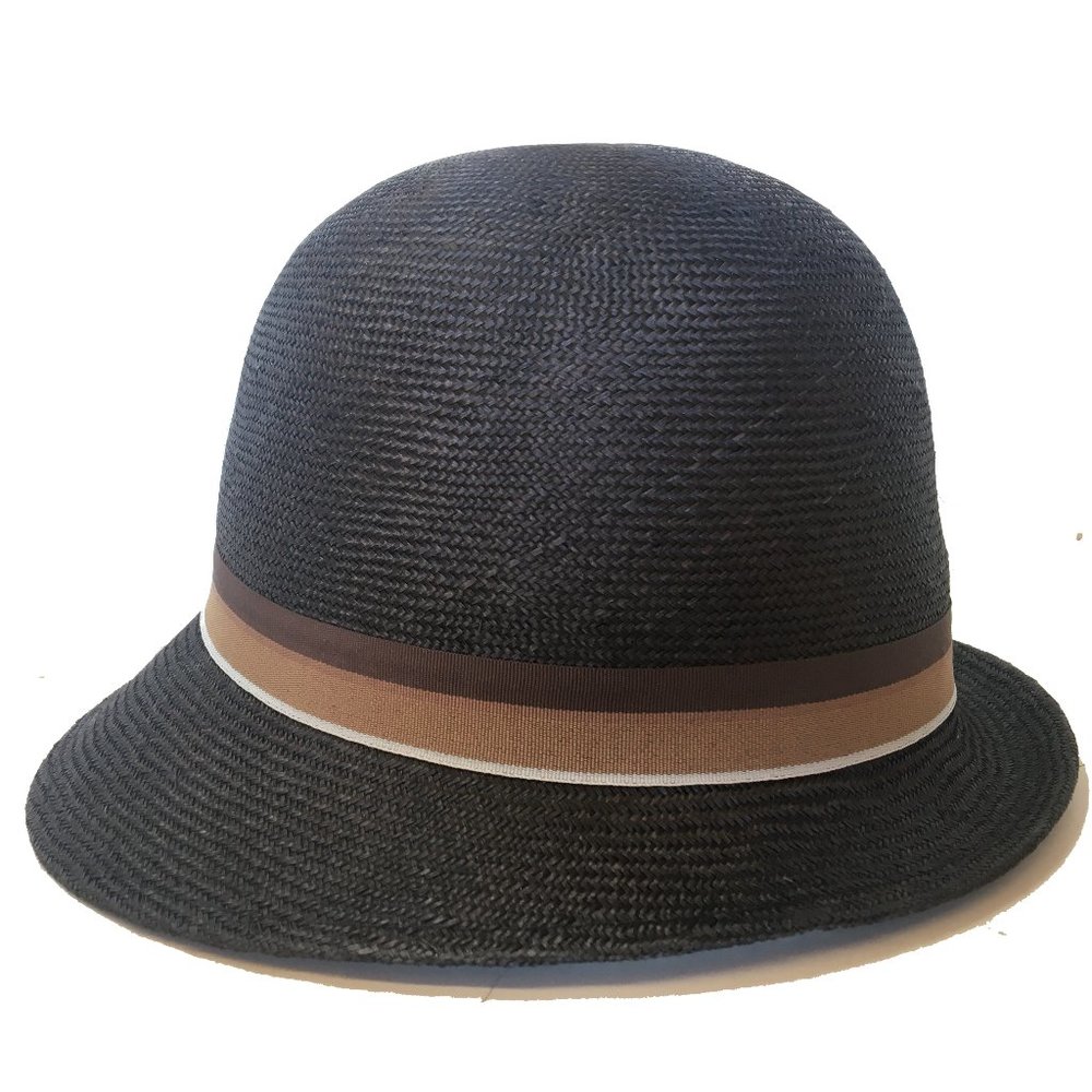 New Old Stock Vintage Goorin Bros Womens' Cloche Hat Asymmetrical Brim